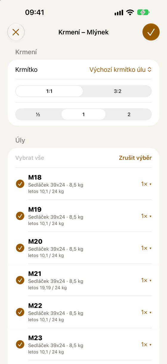 Krmím všechny najednou